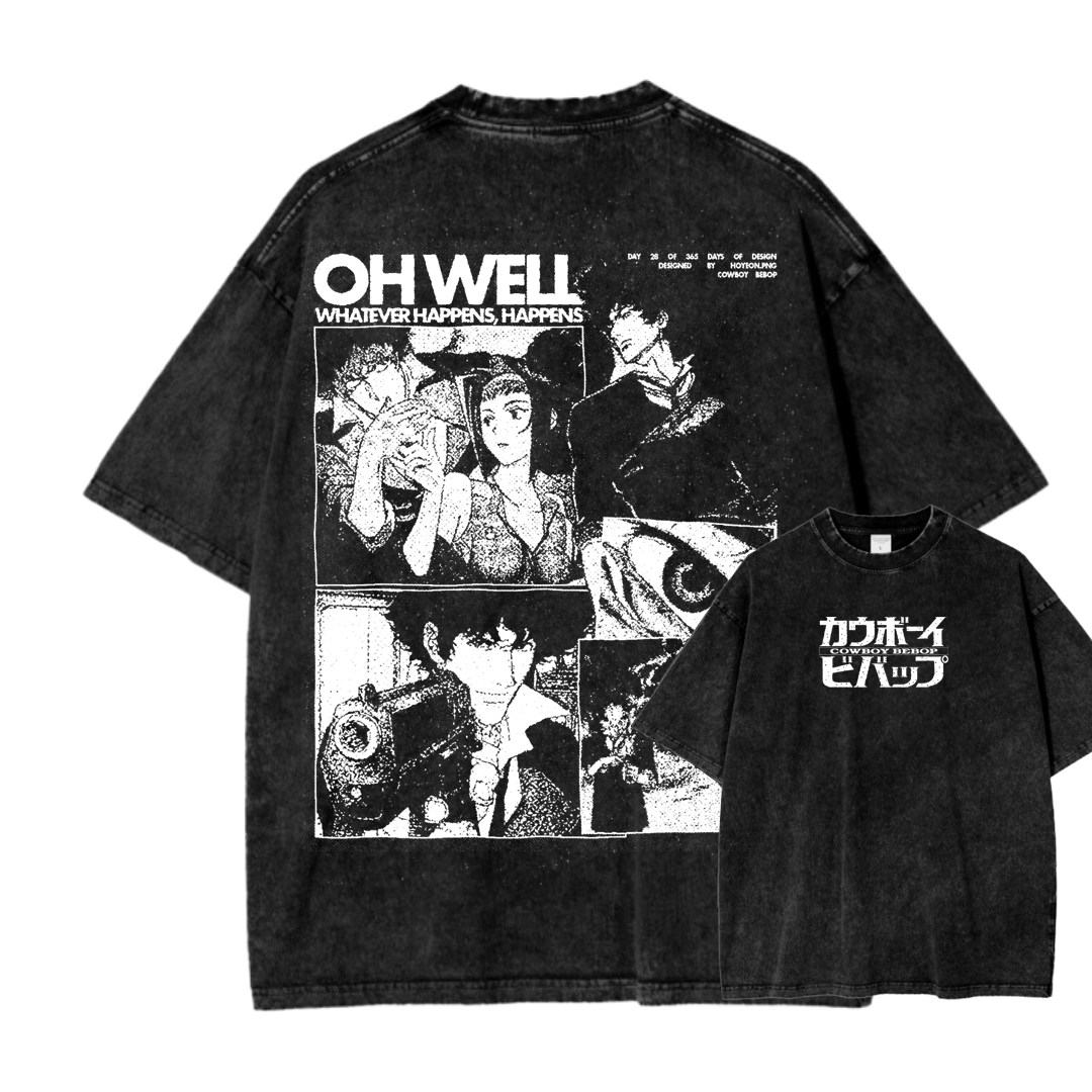 Cowboy Bebop Unisex Fit Washed T-Shirt