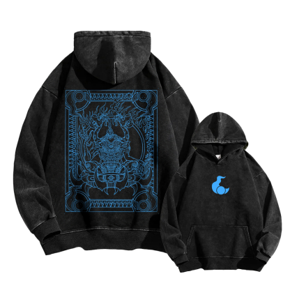 Berserk Casual Washed Hoodie 2509021399