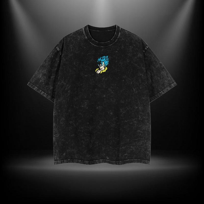 Gogeta - Dragonball Super Clothing Washed Cotton T-Shirt