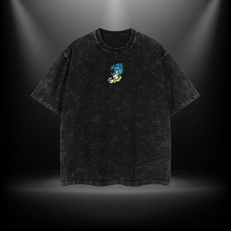 Gogeta - Dragonball Super Clothing Washed Cotton T-Shirt