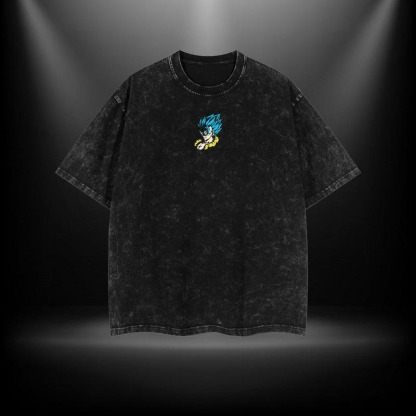 Gogeta - Dragonball Super Clothing Washed Cotton T-Shirt