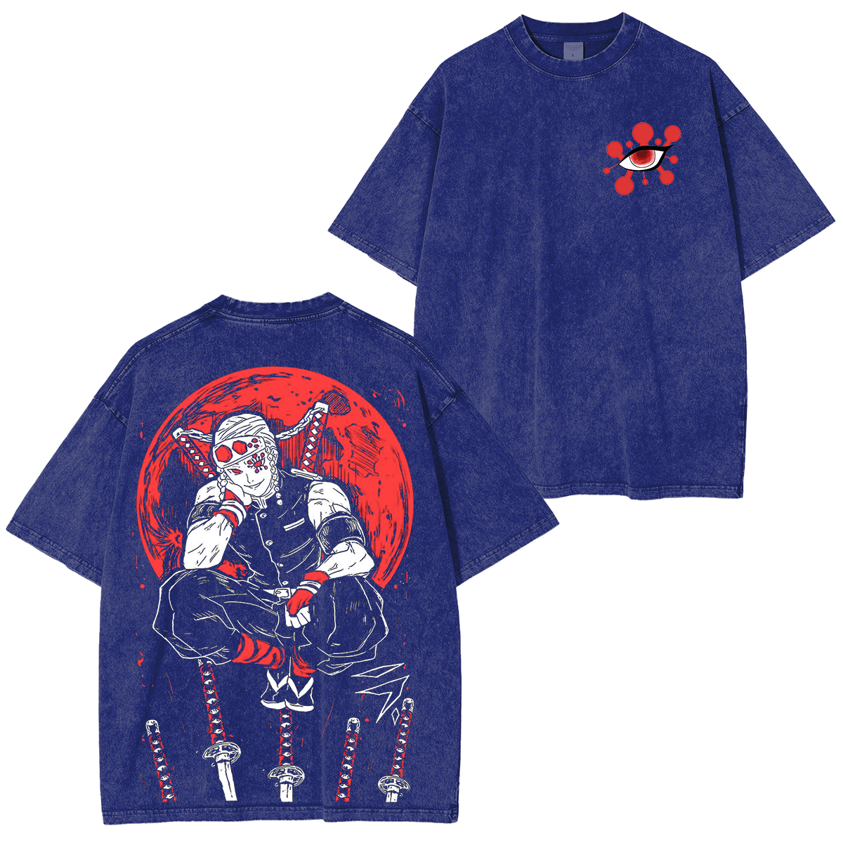 Tengen Uzui,Demon Slayer Anime Unisex Washed T-Shirt