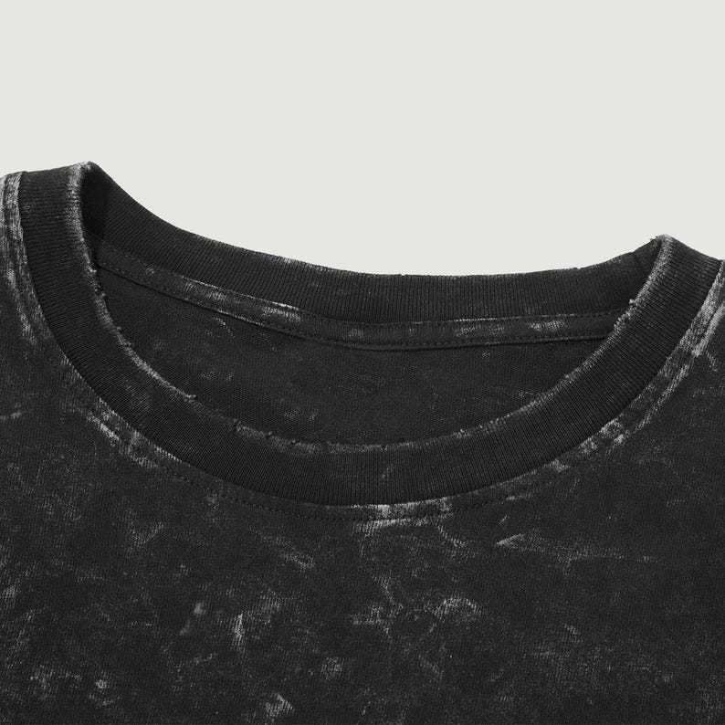 Attack on Titan Anime Acid Washed Oversize T-Shirt Eren Jeager Anime Tee Gift For Him