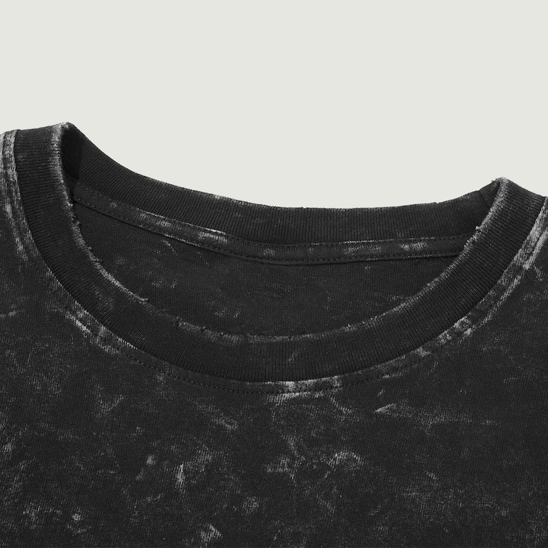 Attack on Titan Anime Acid Washed Oversize T-Shirt Eren Jeager Anime Tee Gift For Him