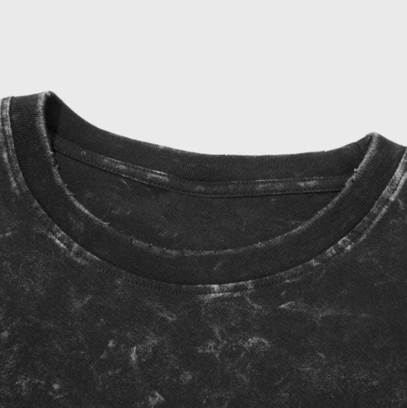 Attack on Titan Anime Acid Washed Oversize T-Shirt Eren Jeager Anime Tee Gift For Him