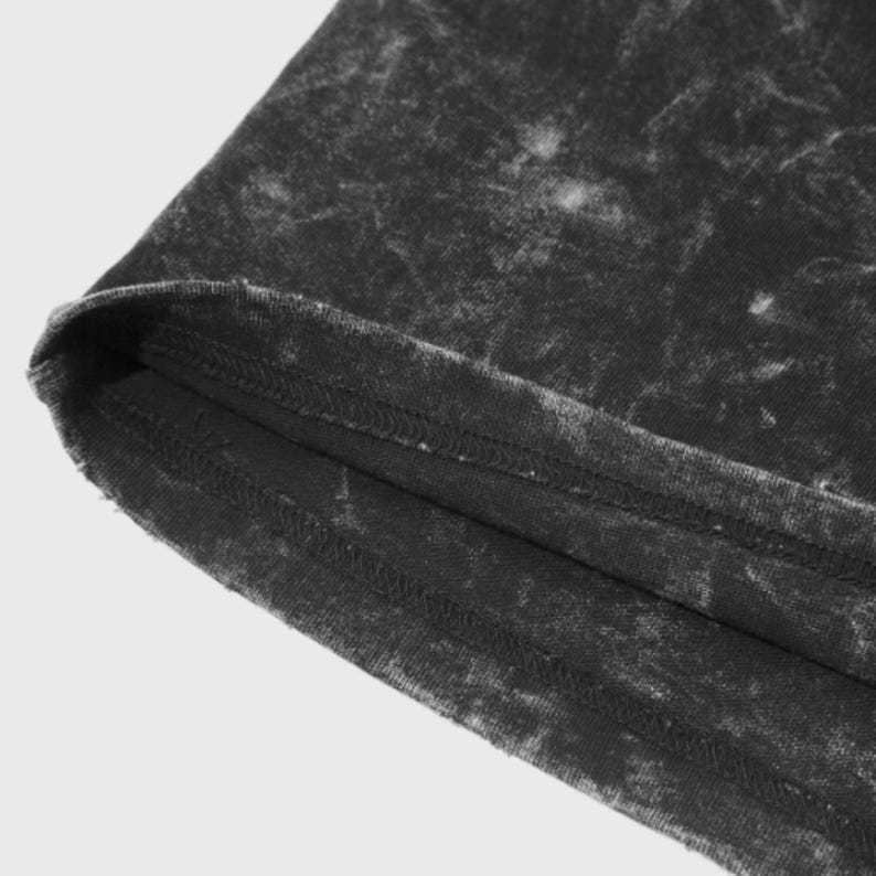 Attack on Titan Anime Acid Washed Oversize T-Shirt Eren Jeager Anime Tee Gift For Him