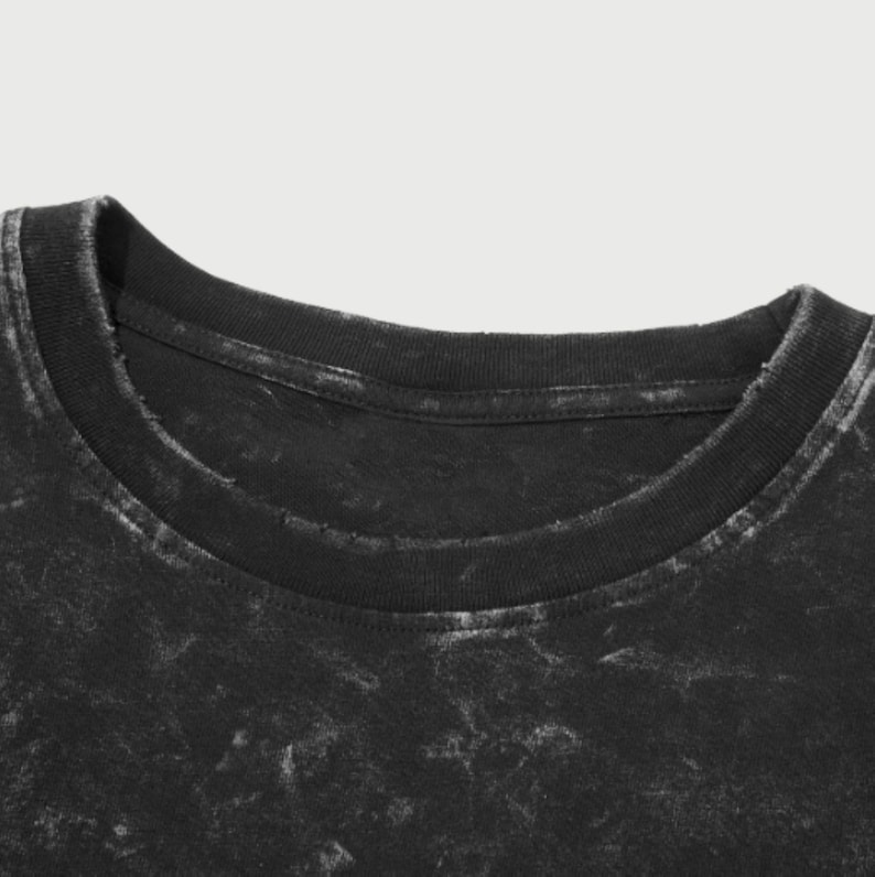 Attack on Titan Anime Acid Wash Oversize T-Shirt Eren Jeager Anime Tee Gift For Him