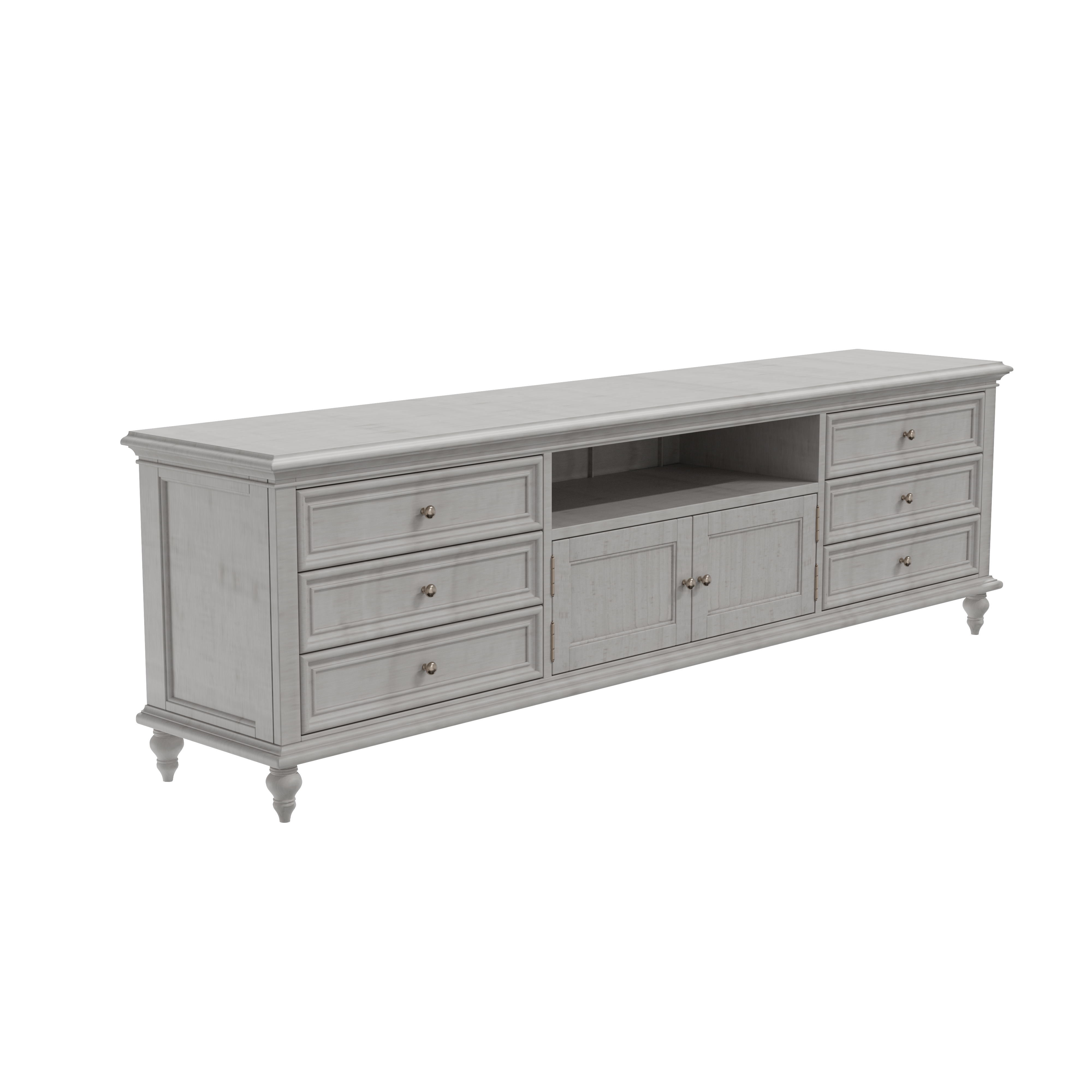 White Wooden TV Stand