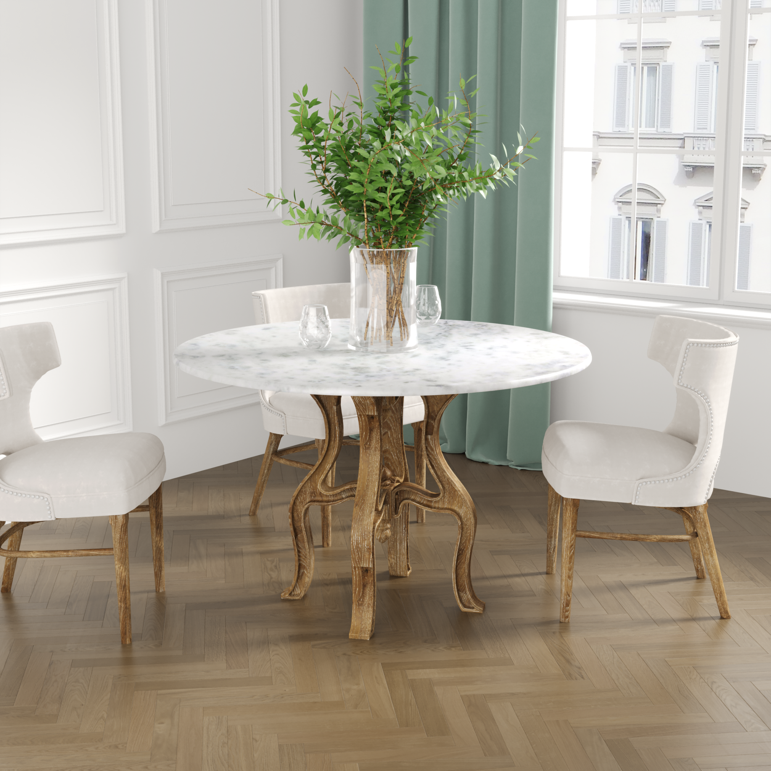 Velvet Dining Side Chairs