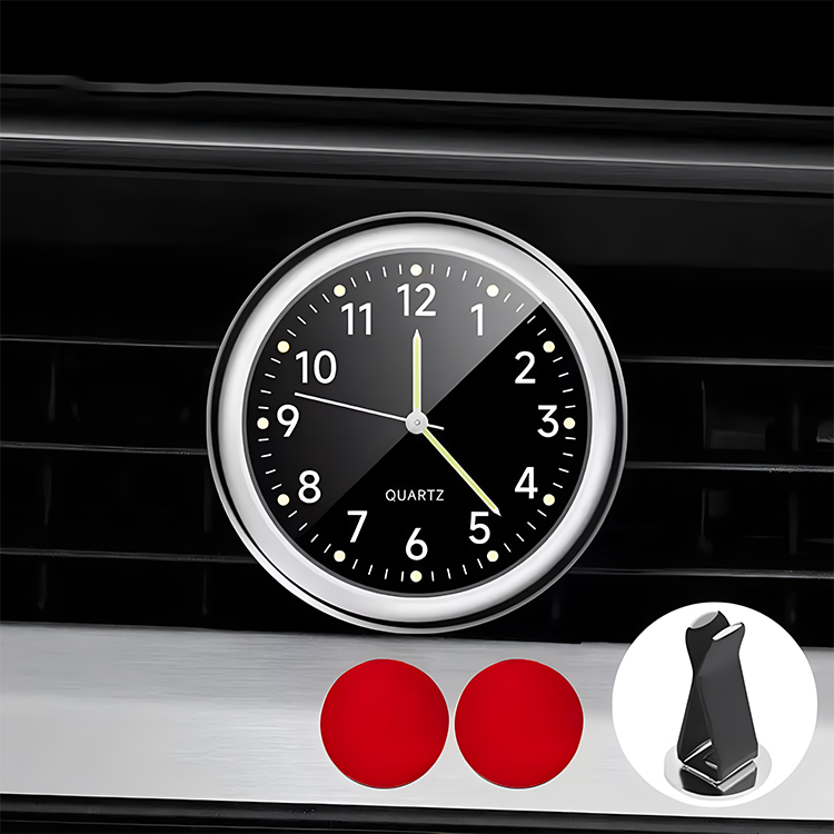 🕒[Vásárolj 1-et, kapsz 1-et ingyen]🔥Új kis világító autós óra, éjszaka jól látod az időt