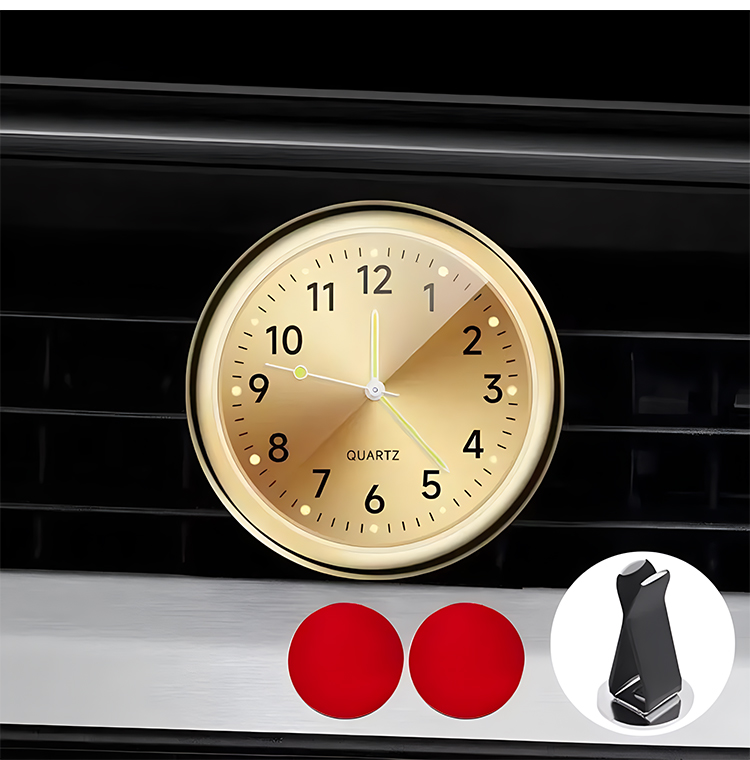 🕒[Vásárolj 1-et, kapsz 1-et ingyen]🔥Új kis világító autós óra, éjszaka jól látod az időt