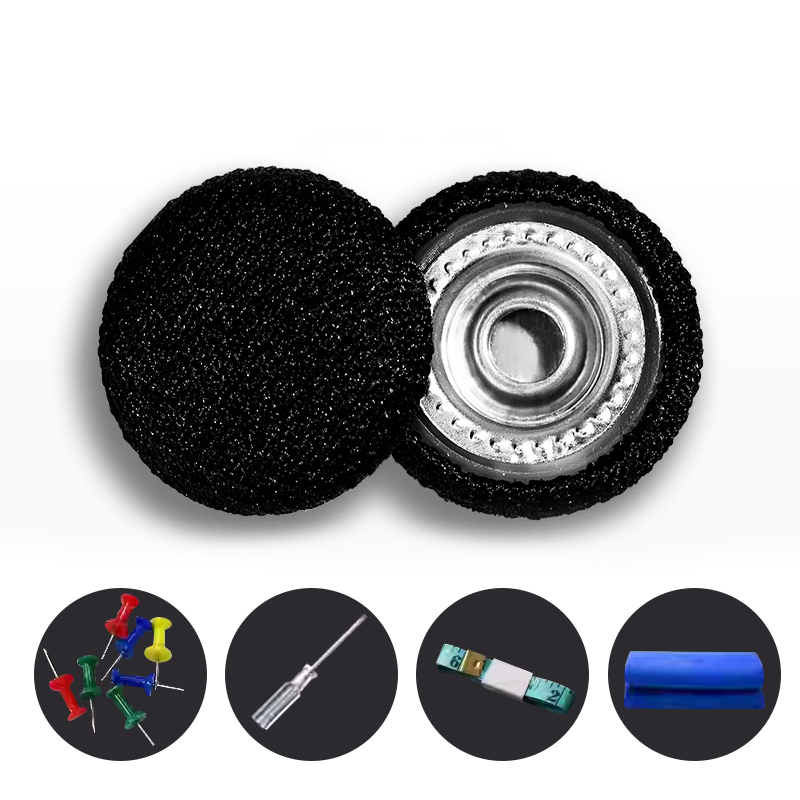 🚓Speciális ruhacsattal ellátott szögek a ruha leesésének javítására az autótetőről, bársony vászoncsatok kockás mintában belső átalakításhoz, felújításhoz, ingyenes szerelőeszközökkel