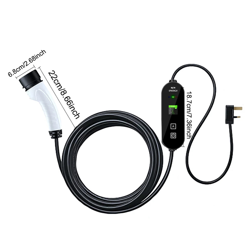 Portable EV Charger for Type 2 Cars 