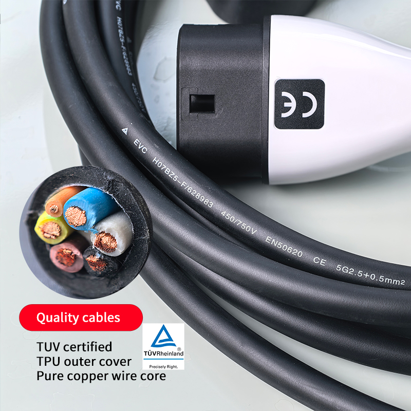 32A-Mobile wallbox for Type 2 Cars 