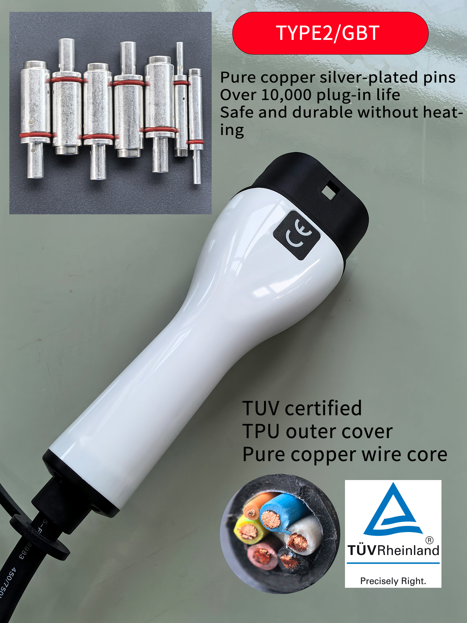 32A-Mobile wallbox for Type 2 Cars 