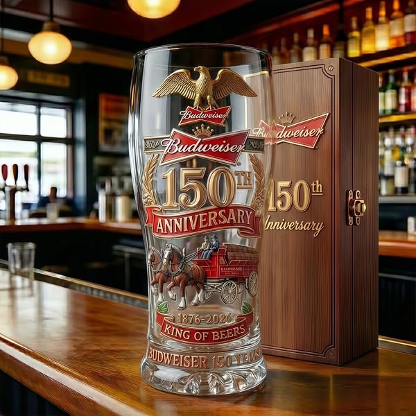 🔥Limited Edition🎁-🍻Budweiser 150th Anniversary Commemorative