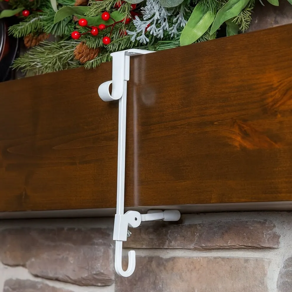 🔥LAST DAY 59% OFF -🎄Fireplace Stocking and Garland Hanger