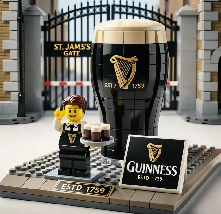 🔥Limited Edition🎁-🍻Guinness Brewery ESTD 1759 Heritage Collector’s Building Block