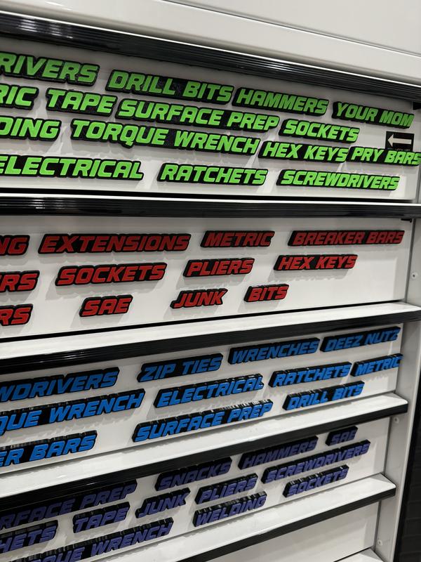 🔥Last Day Promotion!-QRT Toolbox Drawer Tags（22 pcs）