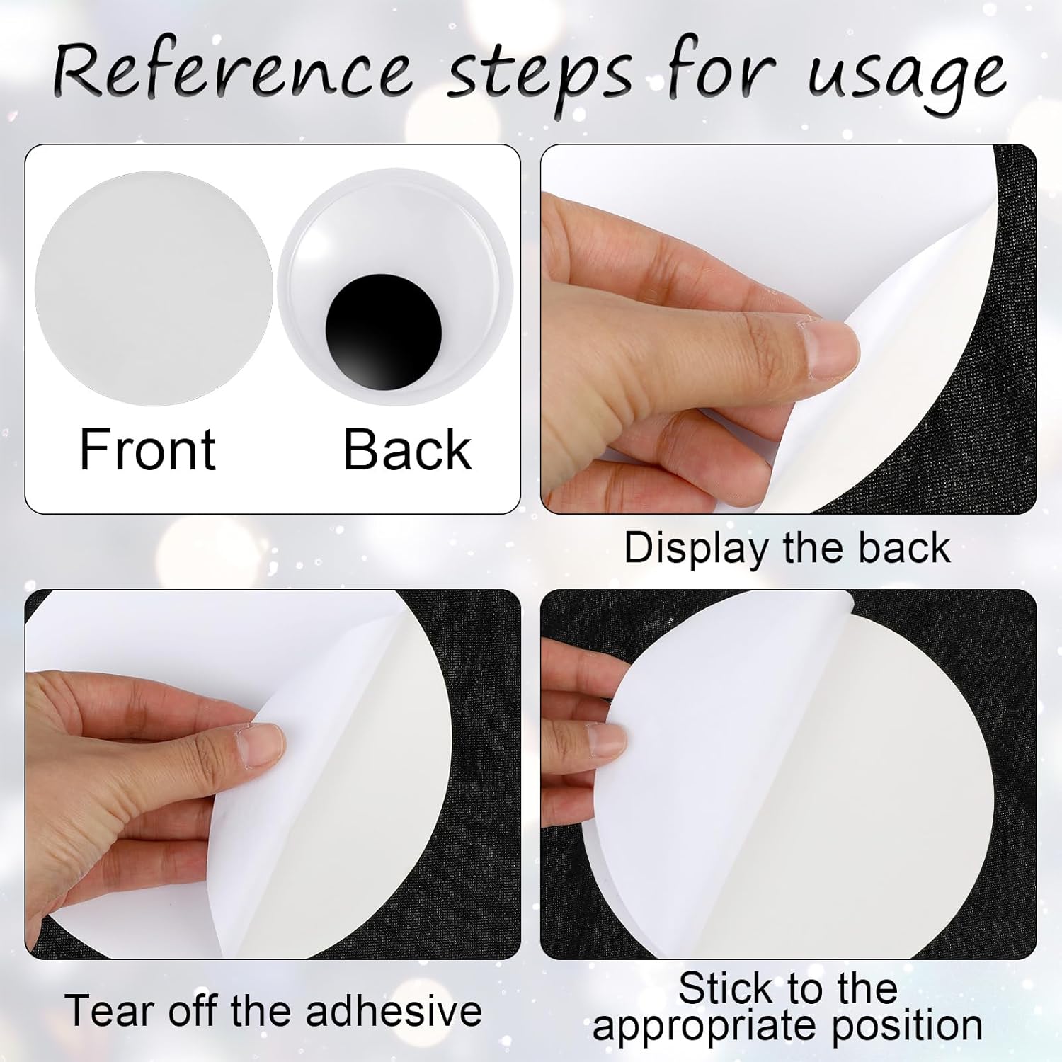 🔥LAST DAY 49% OFF🔥7 Inch Giant Googly Eyes Self Adhesive