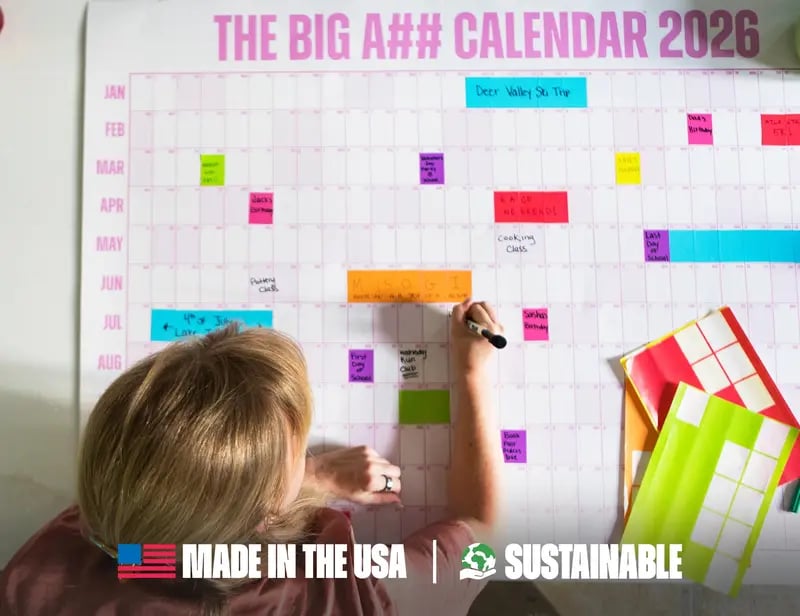🔥Last Day 55% OFF 📅The Big A## Calendar 2026 - Design Your Amazing 2026!🏃
