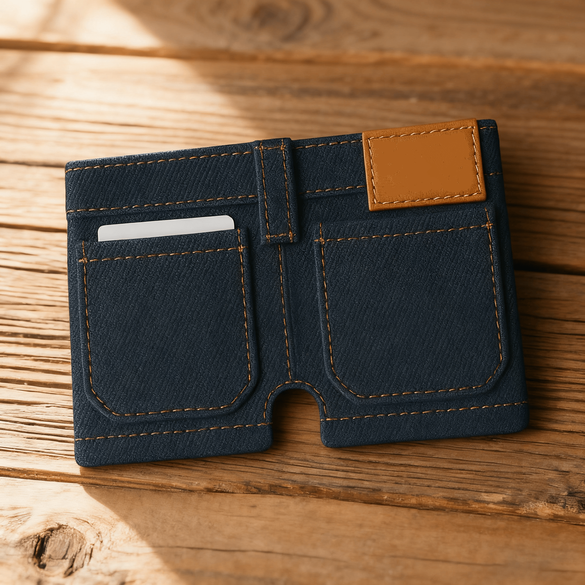 🔥Christmas Hot Sale 70% OFF - 🎄Handmade Denim Shorts Wallet👖