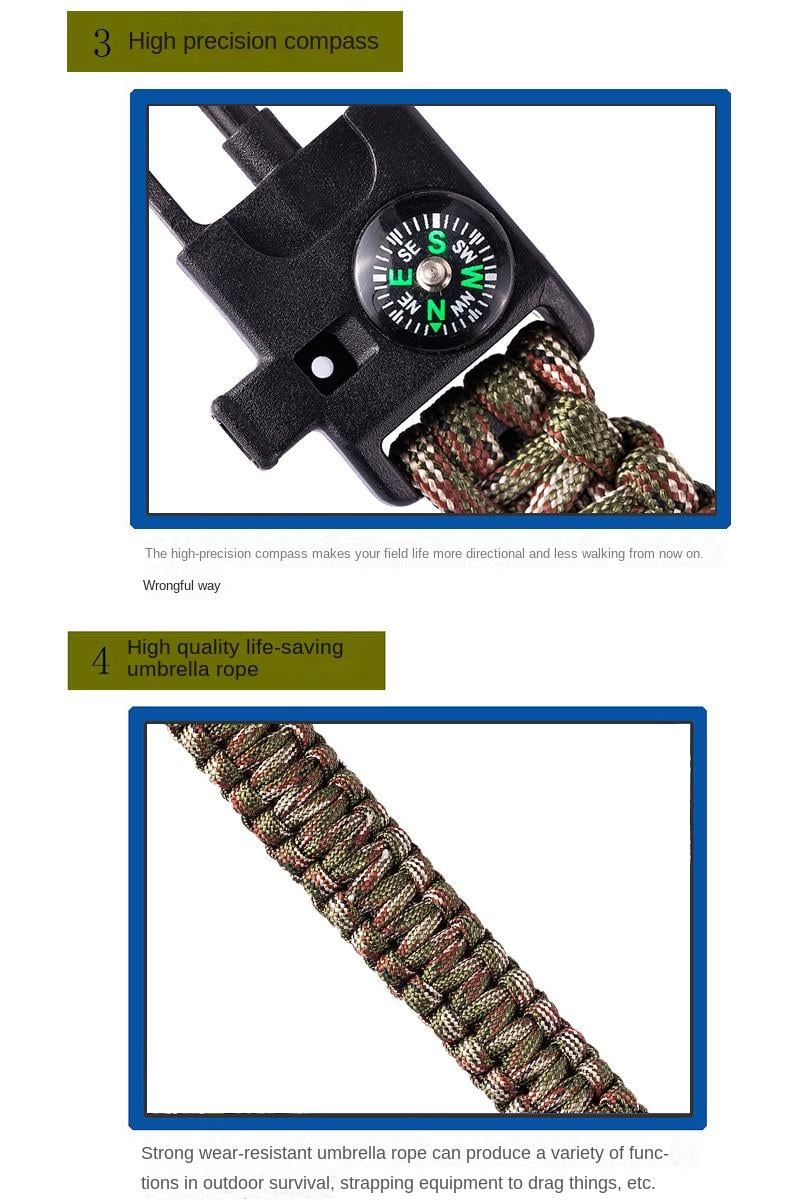 🎁TikTok Last Day Sale - 70% OFF🔥Multifunctional 5 in 1 Multifunctional Outdoor Parachute Rope