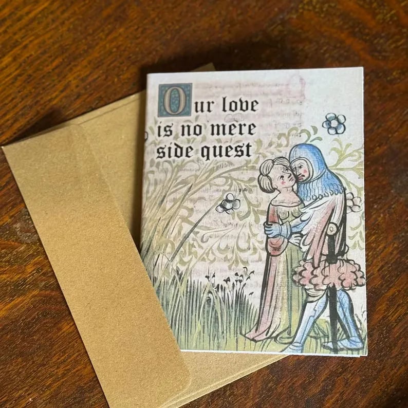 🎄Flash Sale 70% OFF 🔥Medieval Valentine's Cards