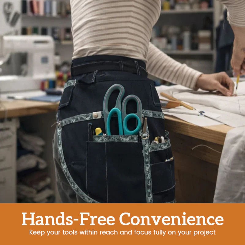 🎄Flash Sale 50% OFF 🔥All-in-One Sewing Organizer Belt —— Hands-Free Waist Tool Belt for Sewing, Crafts & DIY