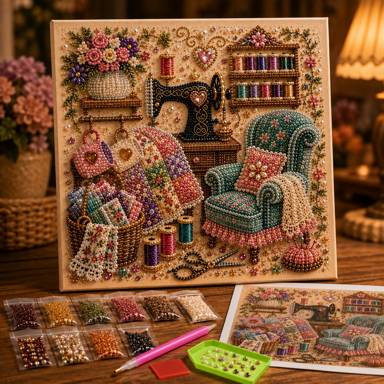 ⏳Hot Sale 70% OFF 💖✨ Cozy Hobby Rooms 3D Diamond Painting Kit