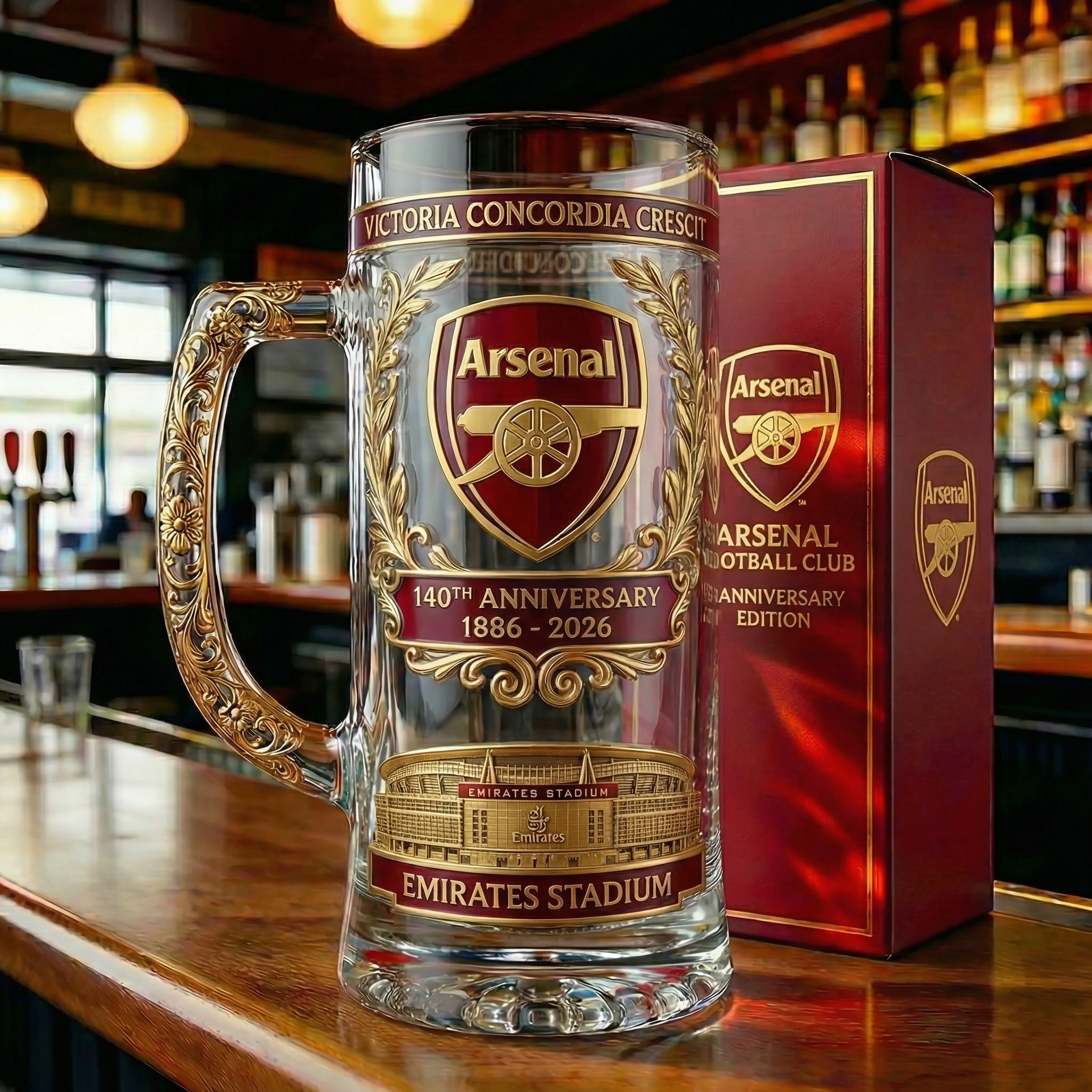 ⚽ Football Club Anniversary Collector's Edition Glass Series