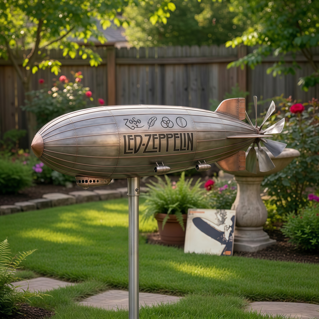 🔥🔥New Year 70% Off--Led Zeppelin Blimp Garden Wind Spinner