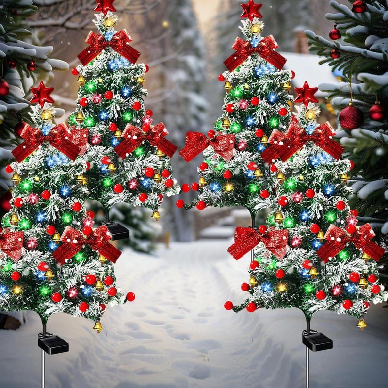 🎁Last Day Promotion 59% OFF - Upgrade Solar Christmas Trees Lights Outdoor Decoration Waterproof