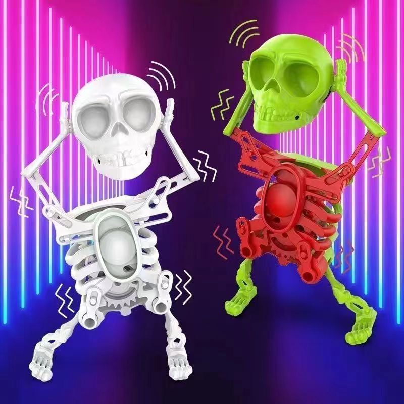 🎃Last Day 70% OFF🔥Dancing and Swinging 3D Skull Toy🎉