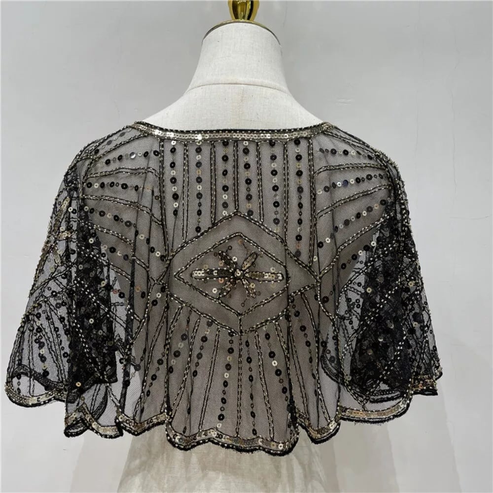 🎁TikTok Last Day Sale - 70% OFF🔥Vintage Lace Beaded Shawl