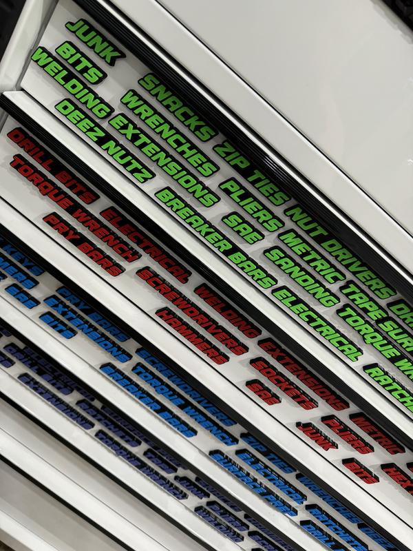 🔥Last Day Promotion!-QRT Toolbox Drawer Tags（22 pcs）