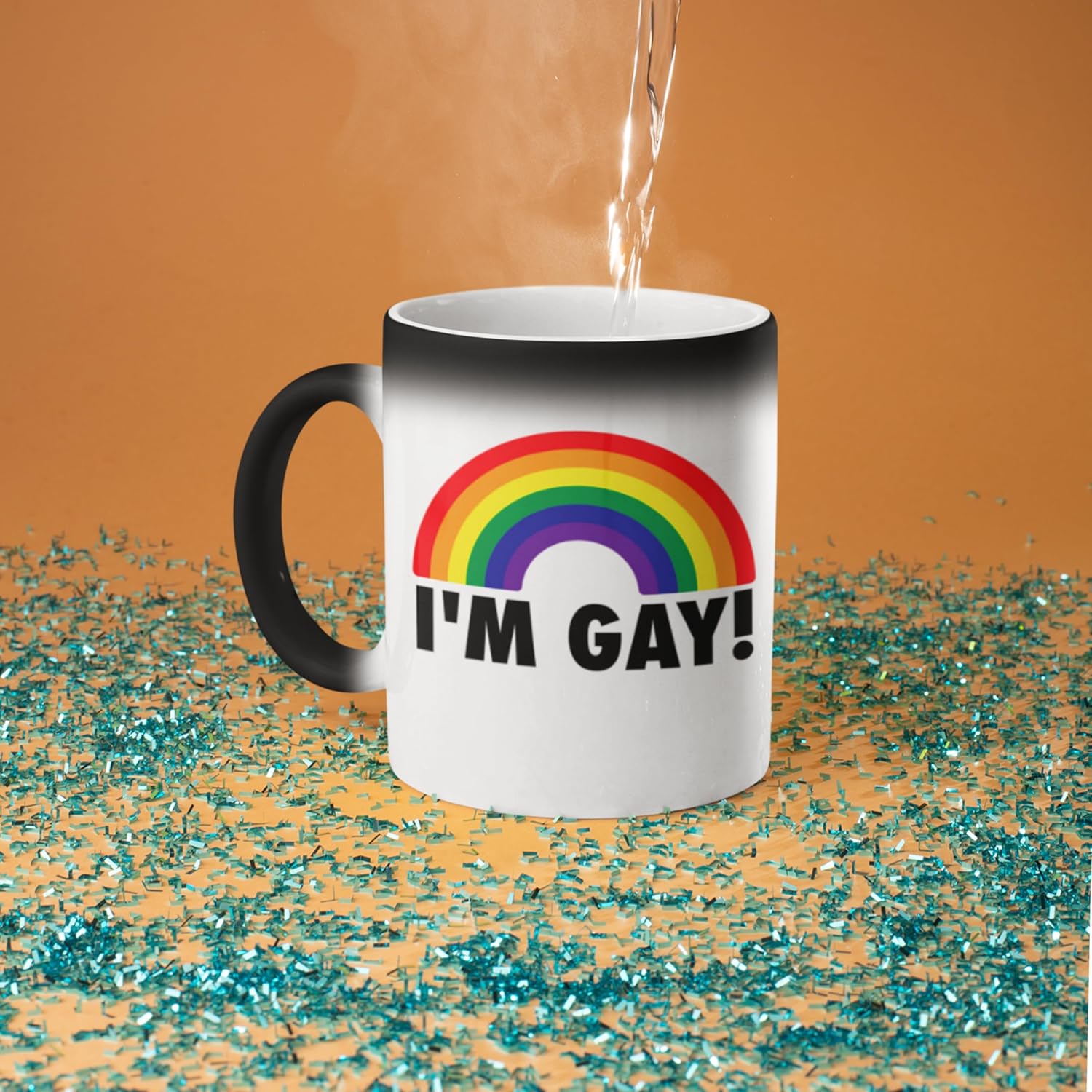 🔥LAST DAY 70% OFF🎄Heat-Reveal 'I'm Gay' Rainbow Mug-unique gift