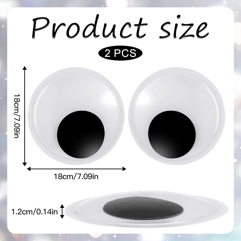 🔥LAST DAY 49% OFF🔥7 Inch Giant Googly Eyes Self Adhesive