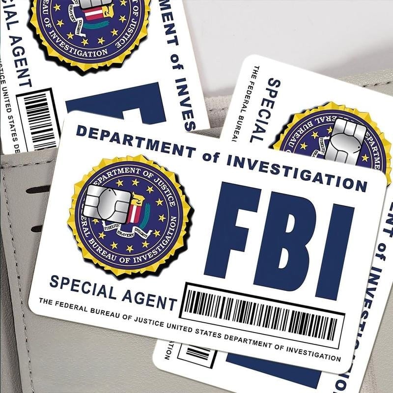 🔥Last Day 55% OFF - Secret Agent Card Skins Kit: FBI/ICE Designs  • Cosplay & Gift Stickers