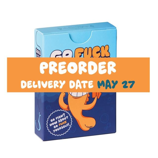 🏆PREORDER ONLY Go F*** Yourself- The Go Fish Game of Life's Little Humiliations - Adult 18+👑