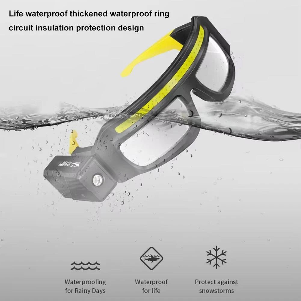 🔥Limited-time discount of 59%🔥🕶️Rechargeable LED sports-sensing glasses light🕶️