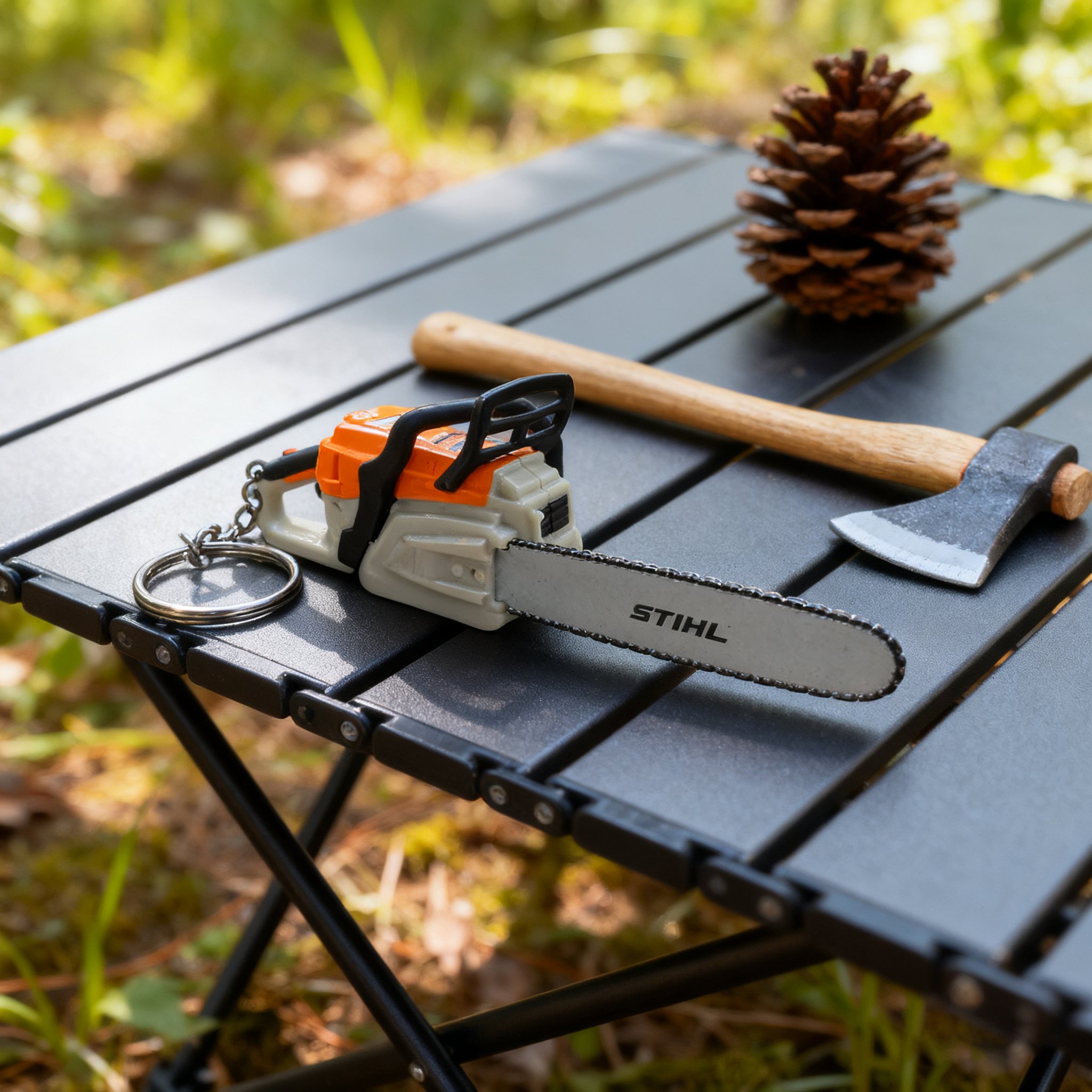 🔥Christmas Hot Sale 70% OFF-🎄🔧 Chainsaw Keychain | Portable Chainsaw Key Ring