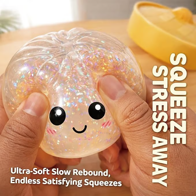🏆Last Day Promotion! 🥟Expressive Dumpling Squishy - Blind Box, Fidget Toy✨