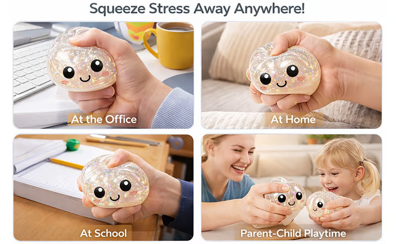 🏆Last Day Promotion! 🥟Expressive Dumpling Squishy - Blind Box, Fidget Toy✨