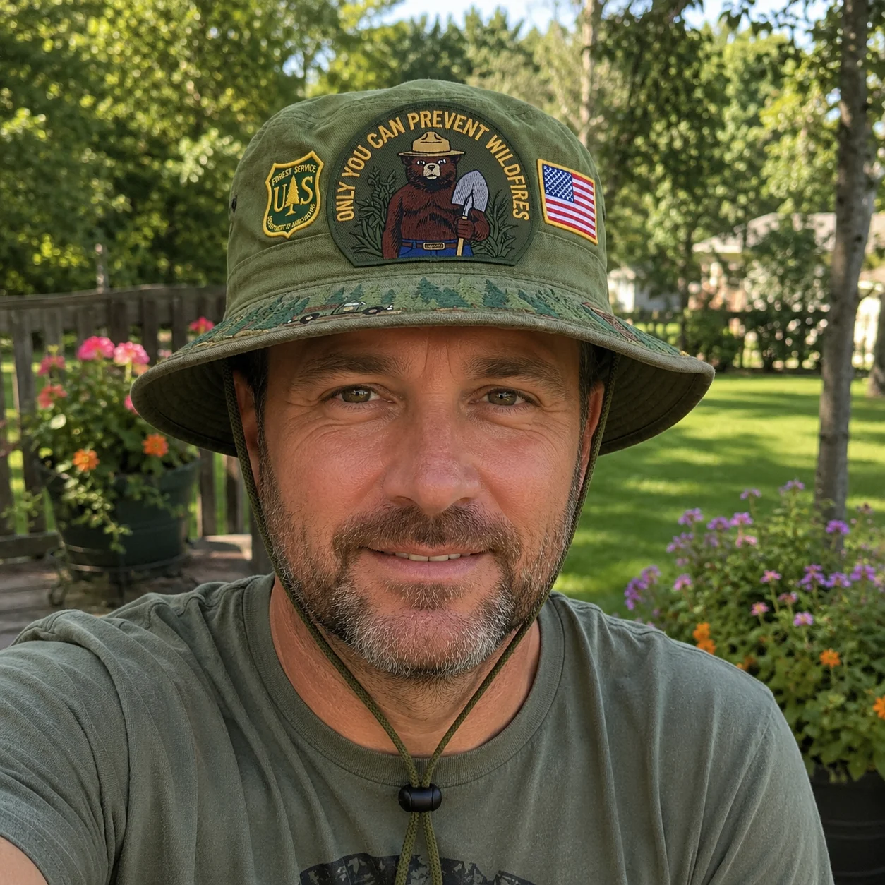 🔥Limited time 70% OFF -  🐻USFS Only You Can Prevent Wildfires Boonie Hat -  A Tribute to Conservation and Responsibility🌲