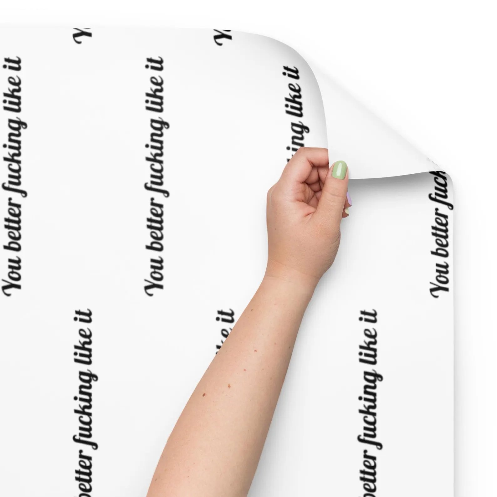 🔥Christmas Hot Sale 70% OFF🎁"You Better Fucking Like It" Wrapping Paper🎄