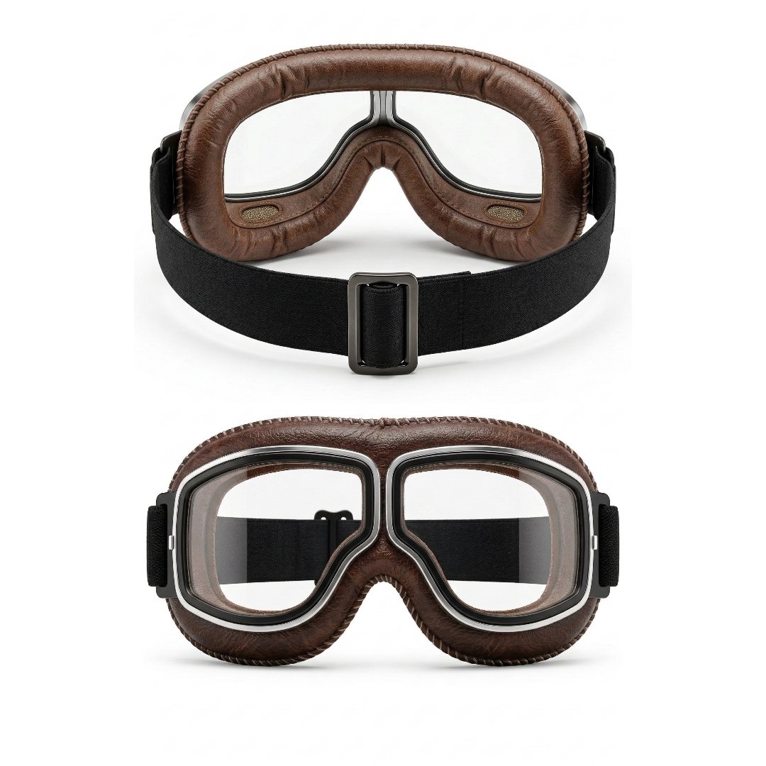 🔥Limited Time Sale 55% OFF - 🕶️ OTG Vintage Motorcycle Goggles (Fits Over Glasses)