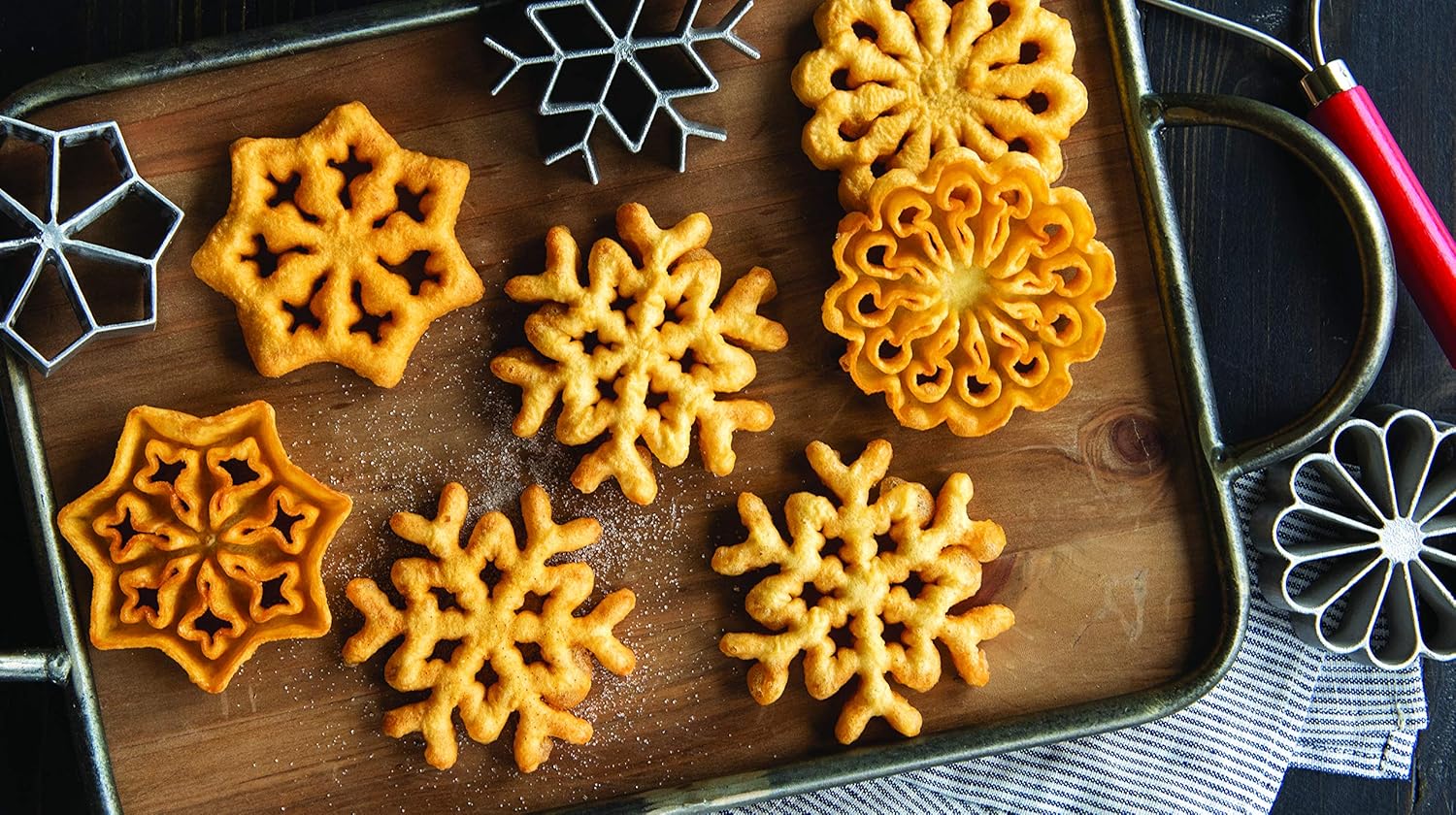 🔥LAST DAY 50% OFF - Nordic-Style Rosettes & Timbale Pastry Mold Set