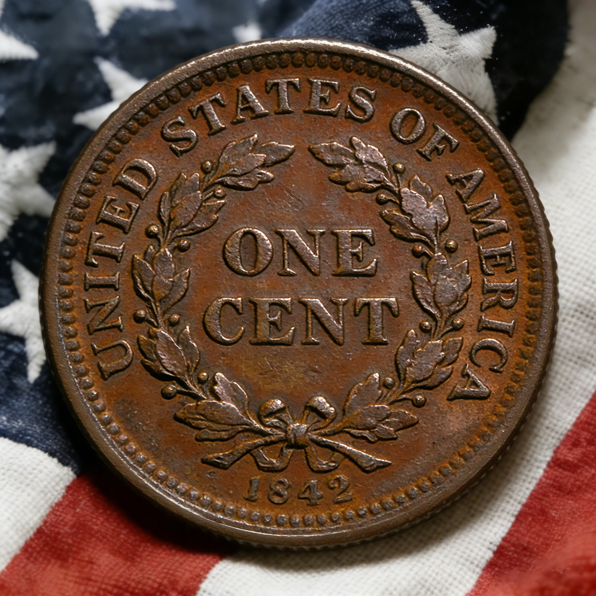 🏆Flash Sale 50% OFF 🔥 Own History: 1842 U.S. Large Cent Collector’s Coin 🇺🇸