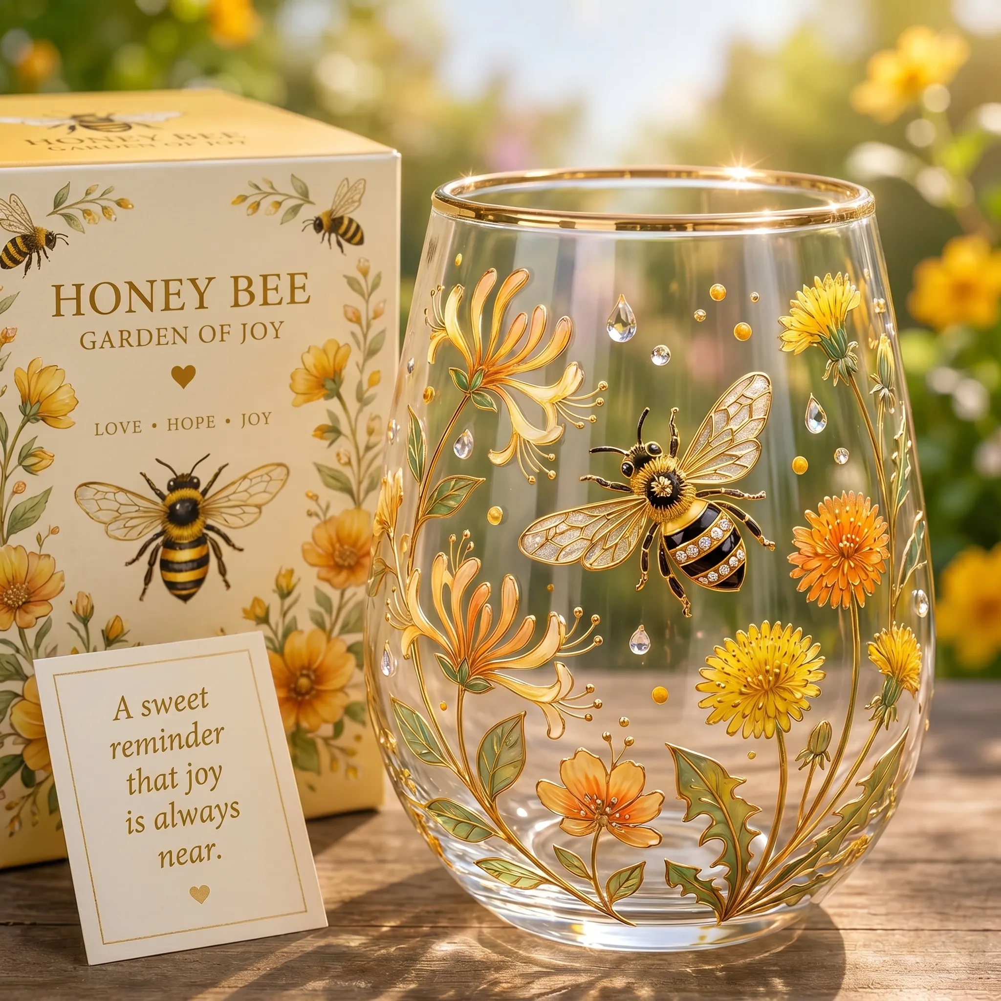🌸🌿 Limited Edition 2026 Garden Morning Bliss Glass Tea Cup☀️☕